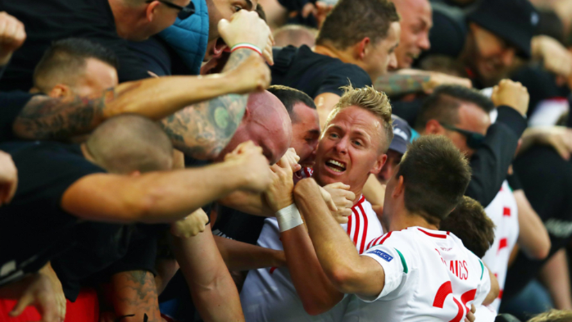 Hungary celebration - Euro 2016