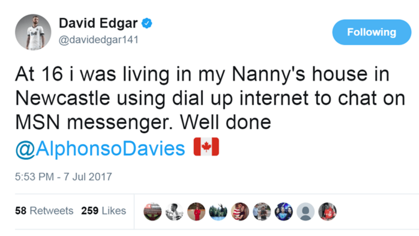 David Edgar - tweet