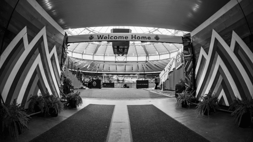 Tunnel - BC Place - Welcome Home