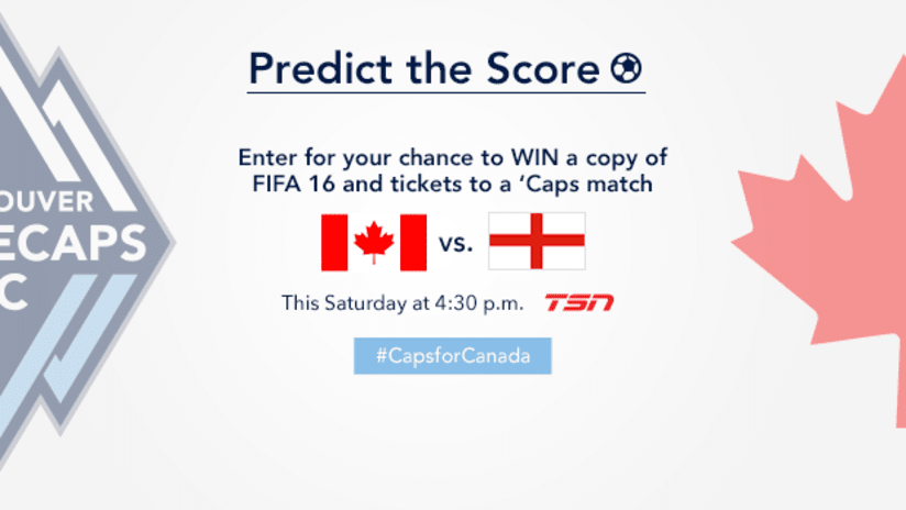 Predict the score CANvENG