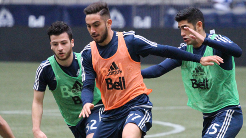 Morales training - BC Place