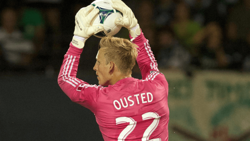 Ousted MLS debut in Portland - pink jersey
