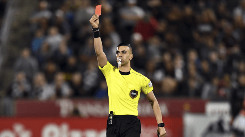 Red card - referee