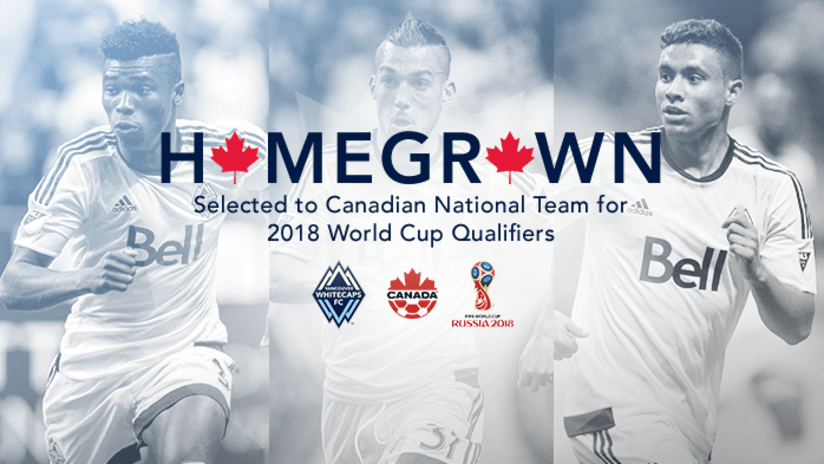 Sam Adekugbe, Russell Teibert, Kianz Froese - Homegrown World Cup Qualifiers
