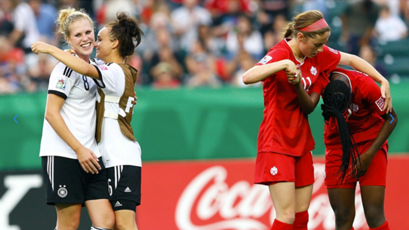 Canada fall 2-0 to Germany in quarter-final of 2014 FIFA U-20 Women's ...