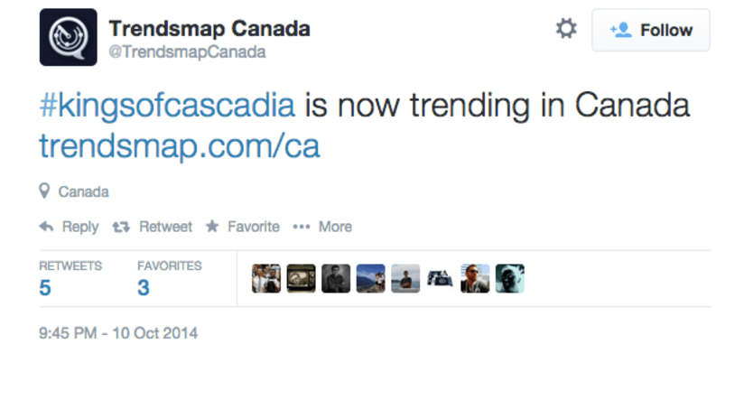 Kings of Cascadia - Trending