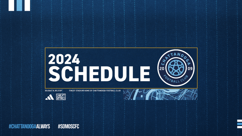 2024 Chattanooga Football Club Schedule