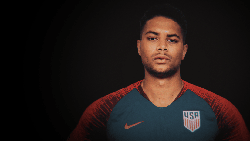 Zack Steffen - portrait against black background - use only for special posts