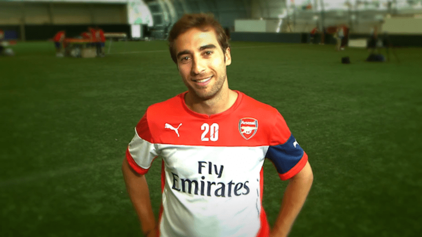 Arsenal's Mathieu Flamini in funny video about New York accents