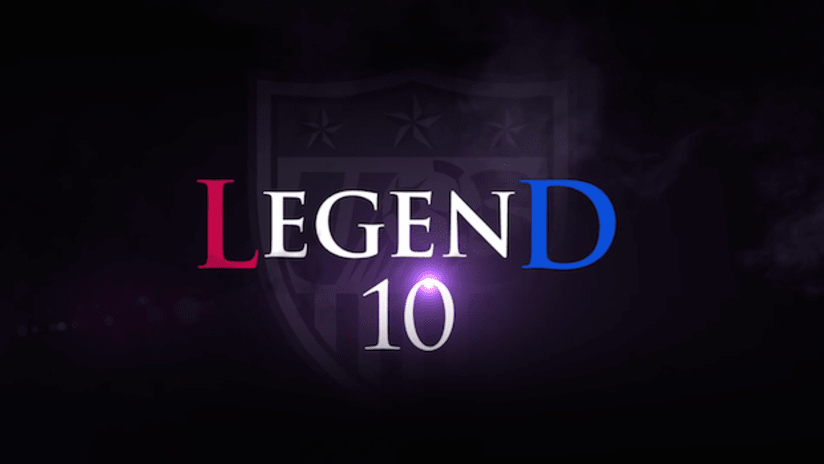 "LegenD graphic for Landon Donovan's final USMNT game