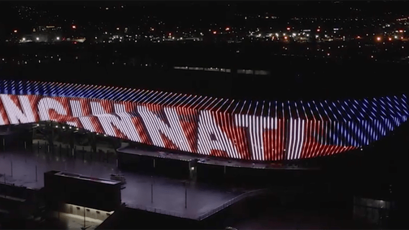 FC Cincinnati - stadium light show - thumb only