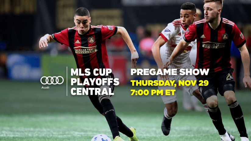 MLS Cup Playoffs Central promo image - Thursday, November 29