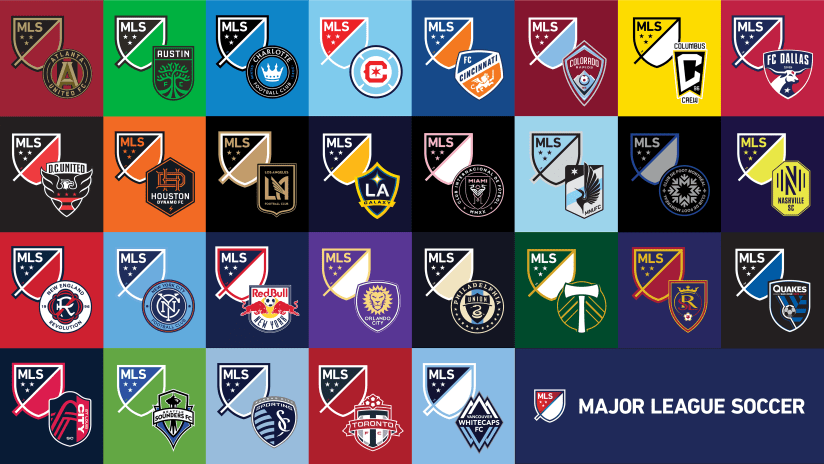 All MLS club logos - 2022