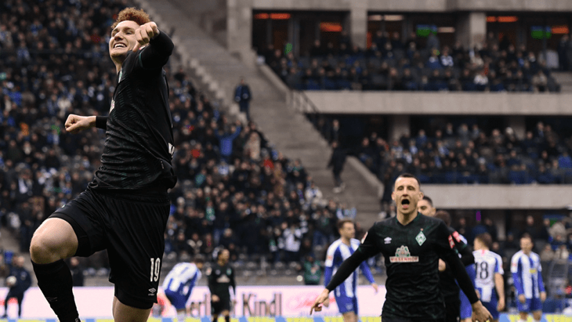 Josh Sargent - Werder Bremen - Celebrate