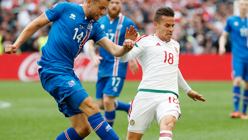 Zoltan Stieber - Hungary - Dribbling vs. Iceland - Euro 2016