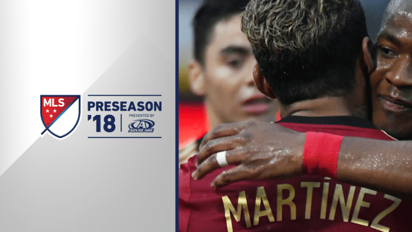 2018 Preseason - Darlington Nagbe - Atlanta United - Hugs Josef Martinez