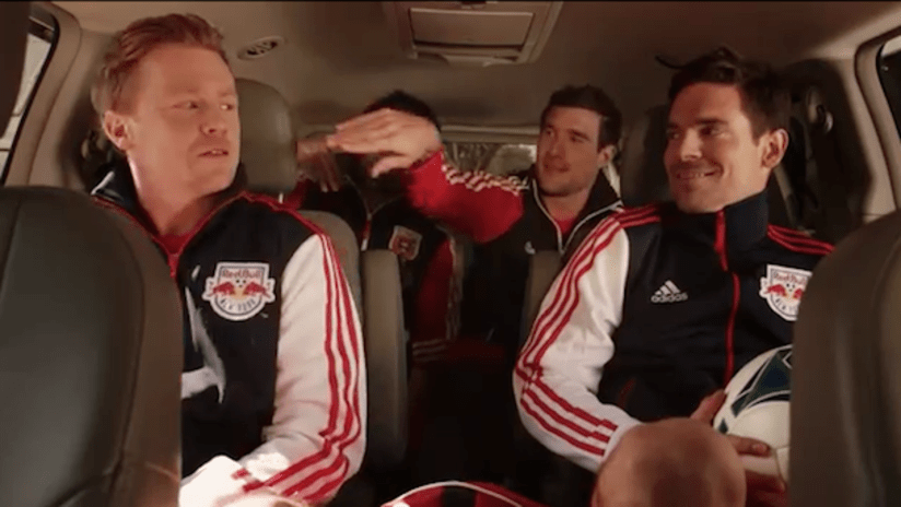 Dax McCarty, Heath Pearce, Chris Pontius and Dwayne De Rosario in Continental Tires commercial