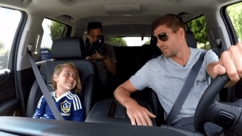 Gerrard - interview with kid