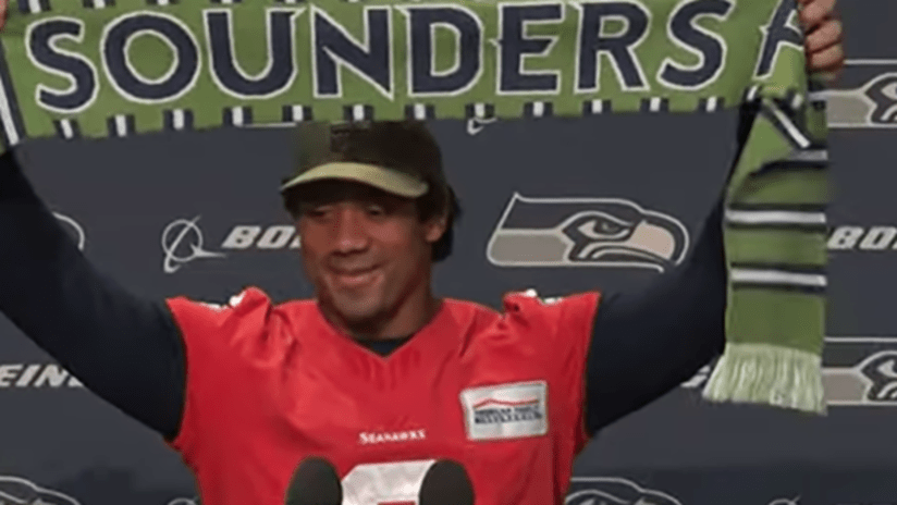 Russell Wilson at Seattle Seahawks press conference - November 8, 2019