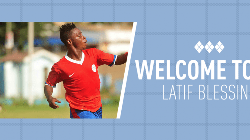 Sporting KC sign Latif Blessing