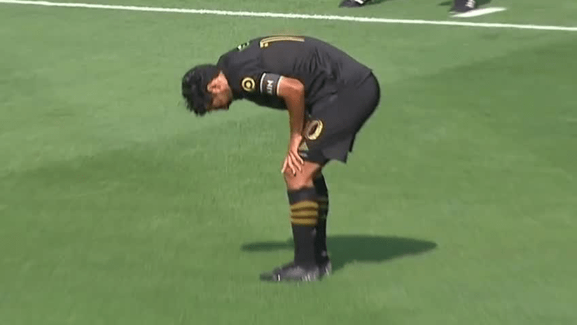 Carlos Vela injury - LAFC - August 22, 2020