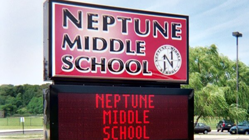 Neptune Middle School digital sign - Kissimmee, Florida - 2019 All-Star