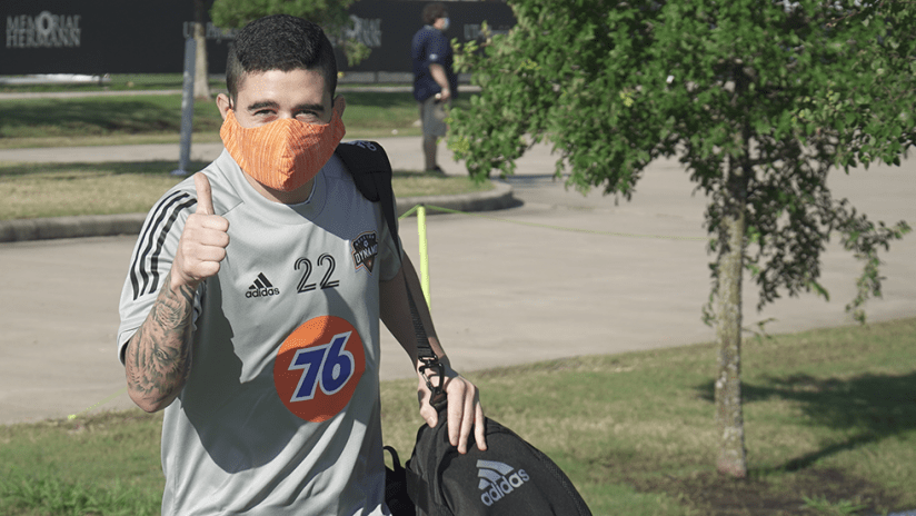 Matias Vera - Houston Dynamo - Return to training