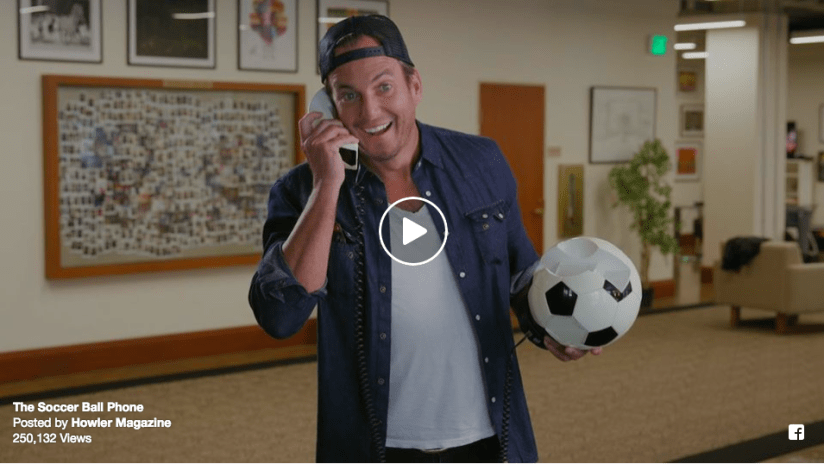 THUMB ONLY - Will Arnett - Howler - FB Screen - Soccer Ball Phone