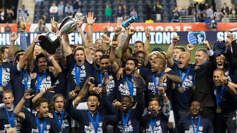 Sporting KC - US Open Cup 2015 - celebration