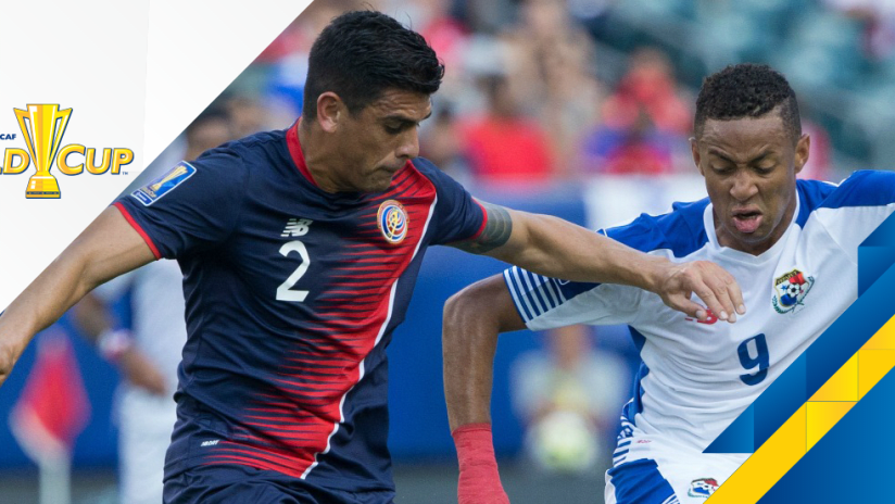 Johnny Acosta, Gabriel Torres - Costa Rica, Panama - tussle over the ball