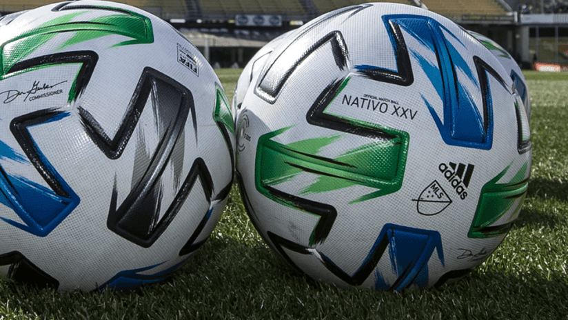 MLS - 2020 - close up of adidas balls