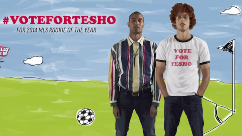 FC Dallas's campaign for Tesho Akindele as 2014 Rookie of the Year