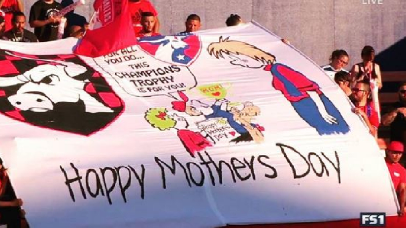 FC Dallas Mother's Day tifo - May 14, 2017 - THUMBNAIL ONLY