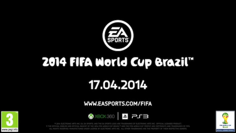 EA Sports' 2014 FIFA World Cup video game release date