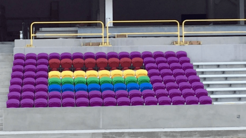 Orlando City SC installs Pulse Orlando tribute seats in stadium - 11/27/16