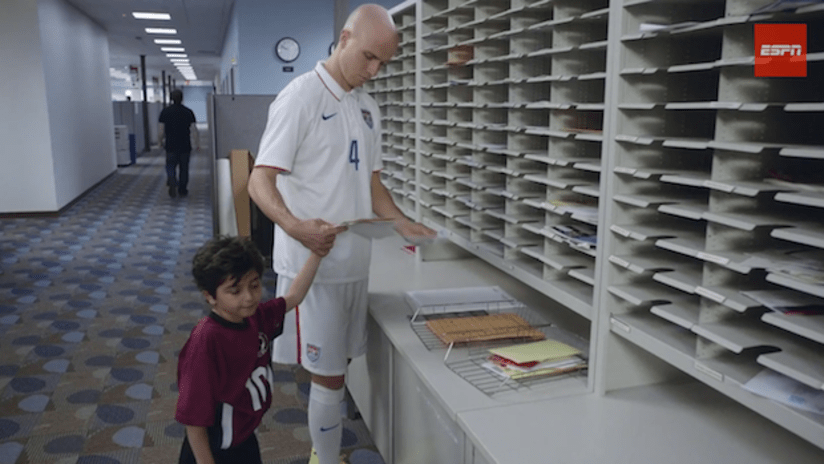 Michael Bradley in "This is SportsCenter" ad for ESPN
