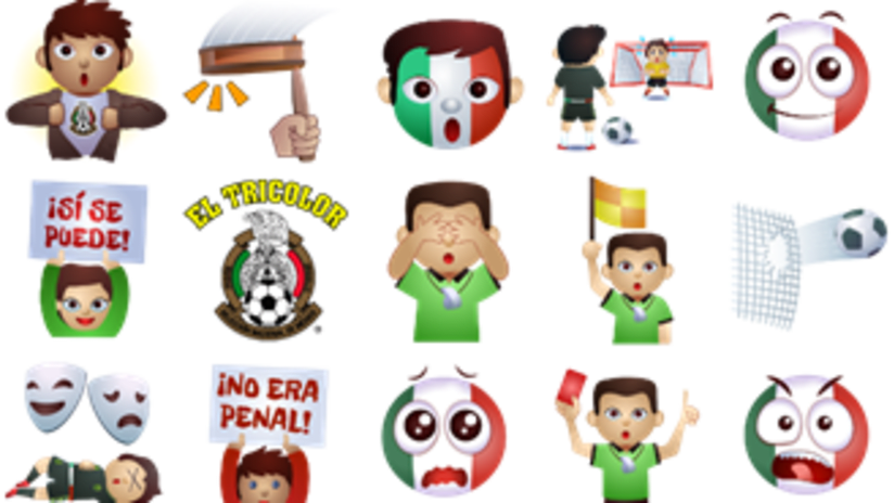 AT&T "Expressions" emoji app for Mexico fans