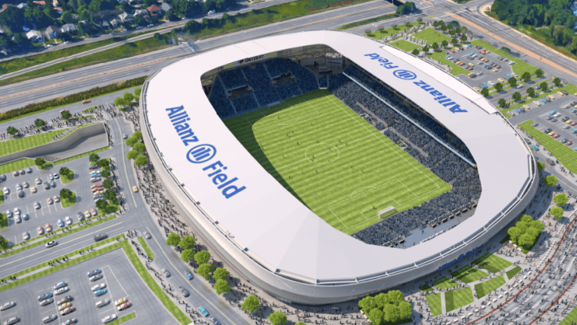 Allianz Field rendering - Minnesota United FC