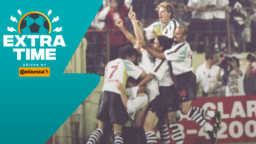 Extratime: San Jose Clash celebrate winning the first MLS game against D.C. United in 1996