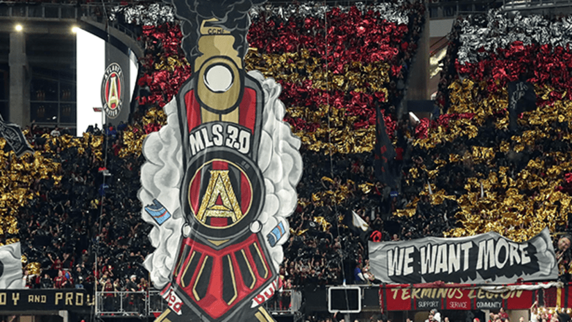 Atlanta United MLS Cup tifo - December 8, 2018
