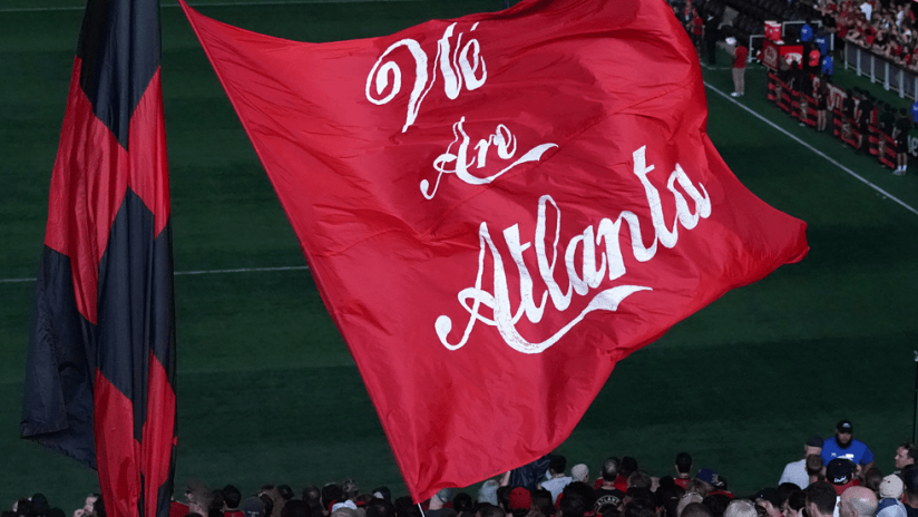 Atlanta United - supporters - We Are Atlanta flag