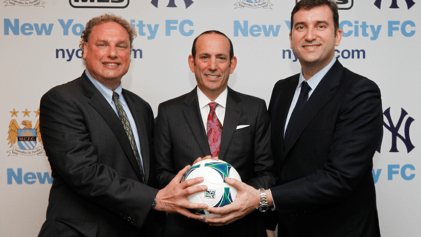 New York City FC: Randy Levine (New York Yankes), Don Garber (MLS), Ferran Soriano (Manchester City)