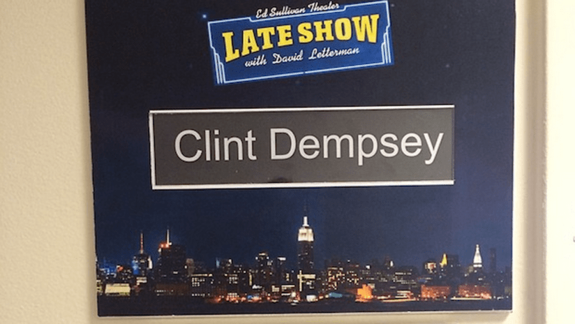 USMNT, Seattle Sounders star Clint Dempsey on Late Show with David Letterman
