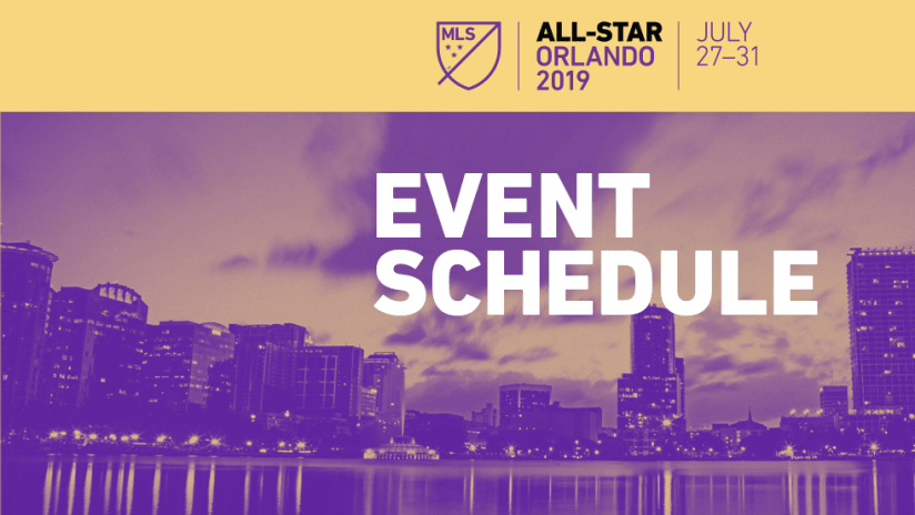 All-Star - 2019 - Event schedule
