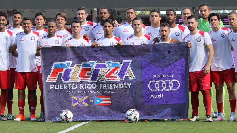 Puerto Rico national team at Orlando City Stadium - November 2017
