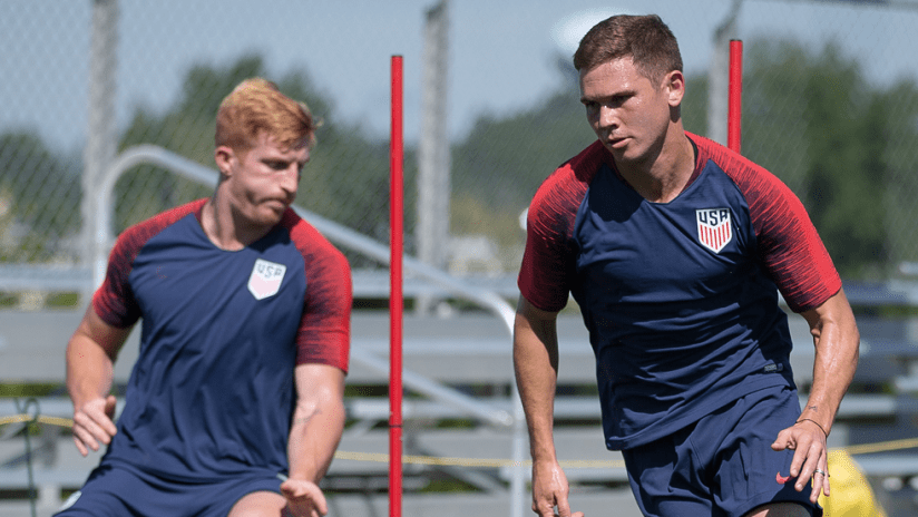 Parker - Trapp - US national team training - Nov 2018