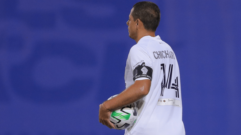 Javier Hernandez Chicharito - July 13 - close up holding ball