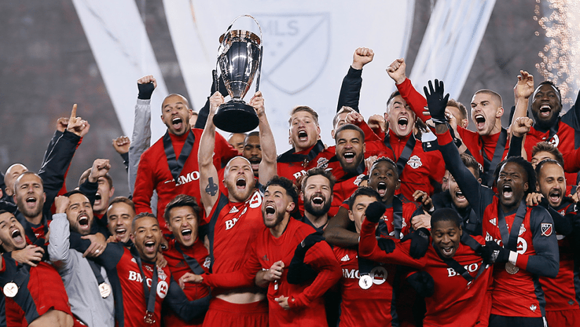 MLS Cup - 2017 - TFC trophy celebration