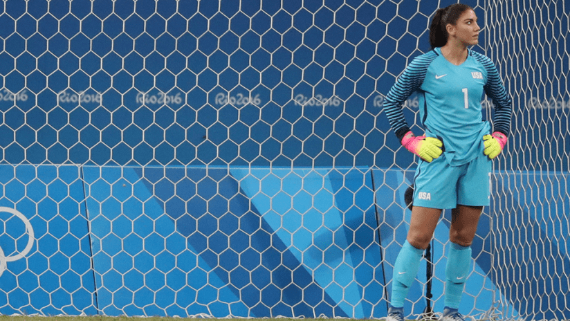 Hope Solo - US women's national team USWNT - angry