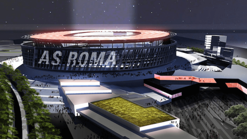 Renderings of new AS Roma stadium